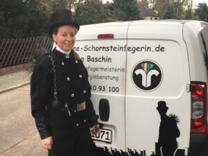 Botschafterin des Monats November – Jessica Baschin, Schornsteinfegermeisterin und Glücksbringerin